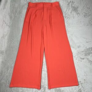 SOLID&STRIPED The‎ Roya Pants Seersucker Coral Orange Women's XL